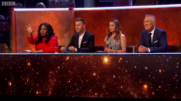 Gary Barlow leads the judges on Let It Shine