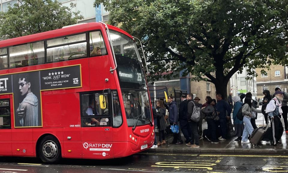 Commuters struggled to get to work on Monday as a London Underground strike caused major disruption (Danielle Desouza/PA) (PA Wire)