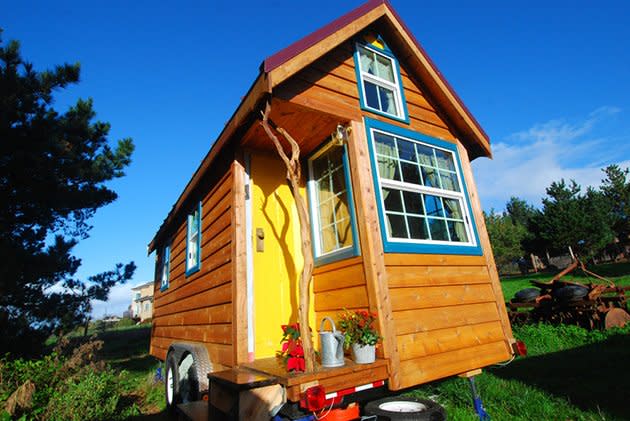 Little Yellow Door House