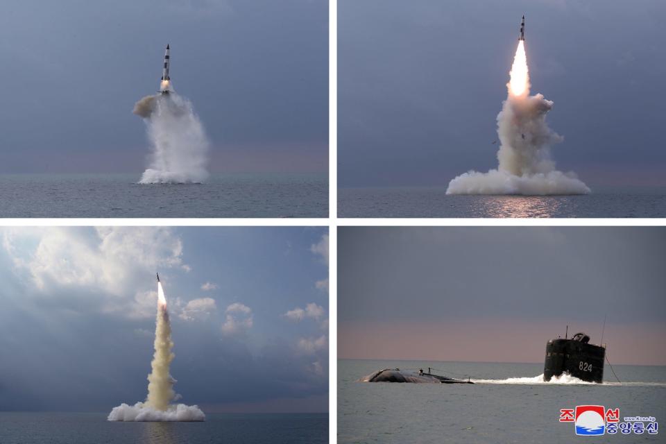 North Korea navy submarine-launched ballistic missile