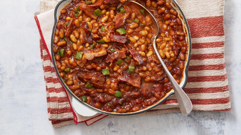 potluck recipes campfire baked beans