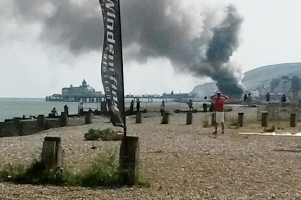 Eastbourne Pier fire