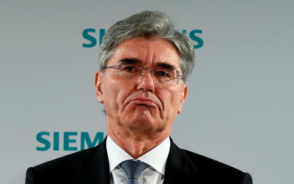 Chief executive of German engineering giant Siemens Joe Kaeser