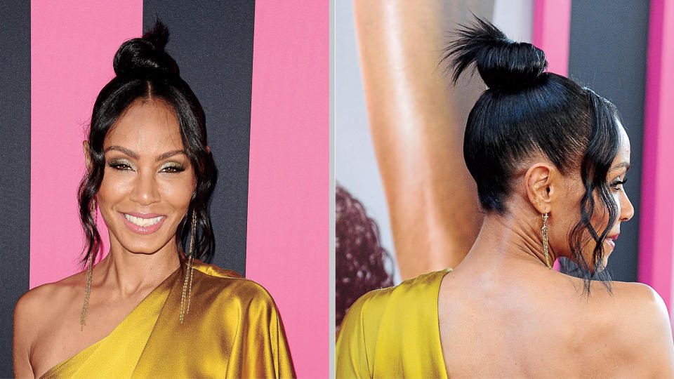 Jada Pinkett Smith topknot