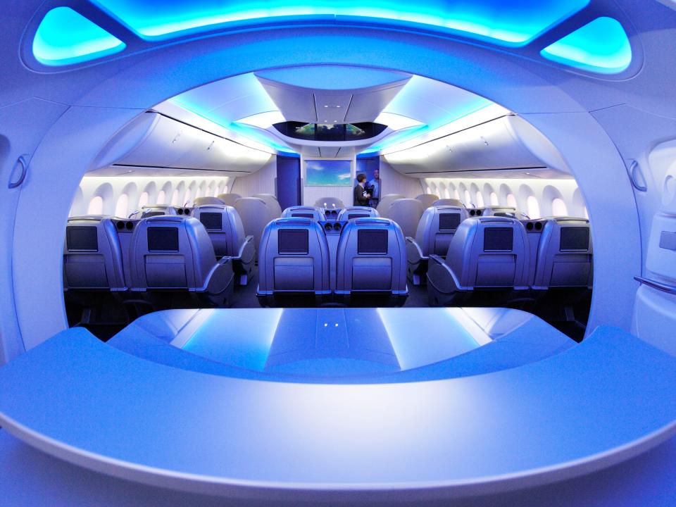 Boeing 787 Dreamliner cabin mock-up