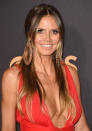 <p>Heidi Klum llegó a los Emmy en este tremendo escote que dividió opiniones/Getty Images </p>