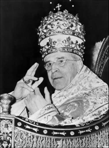 Pope Pius XII led the Catholic Church from 1939 until his death in 1958