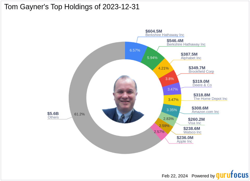 Tom Gayner's Markel Corp Exits Activision Blizzard, Reveals Q4 Portfolio Moves