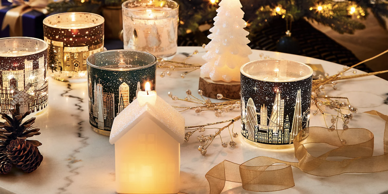 marks spencer light up city candles