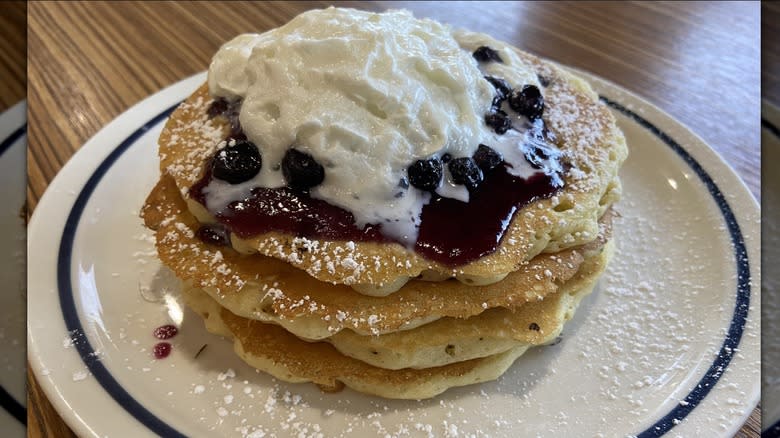 IHOP Double Blueberry Pancakes