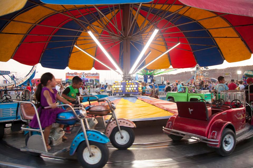 People attend the 2018 Washington County Fair August 8-11, 2018.