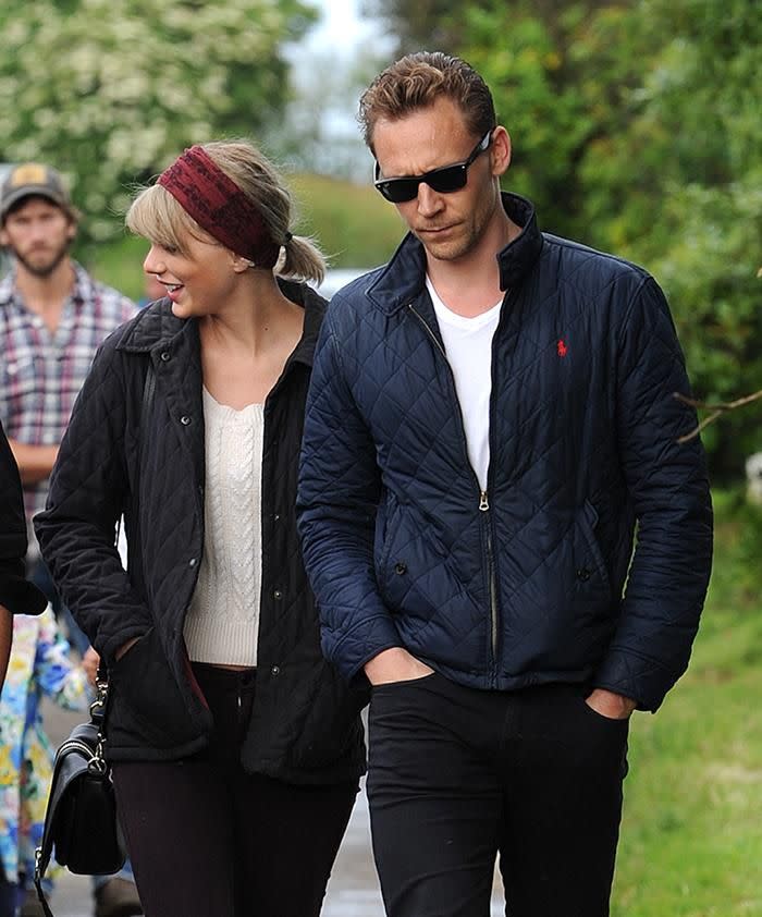 Tom Hiddleston and Taylor Swift in England. Photos: Splash News.