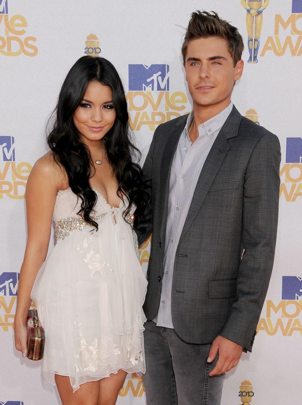 2) Zac Efron & Vanessa Hudgens