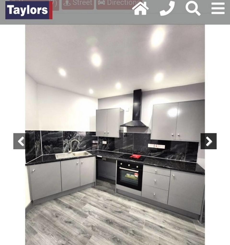 Kitchen Screen grab from Taylors Estate Agents