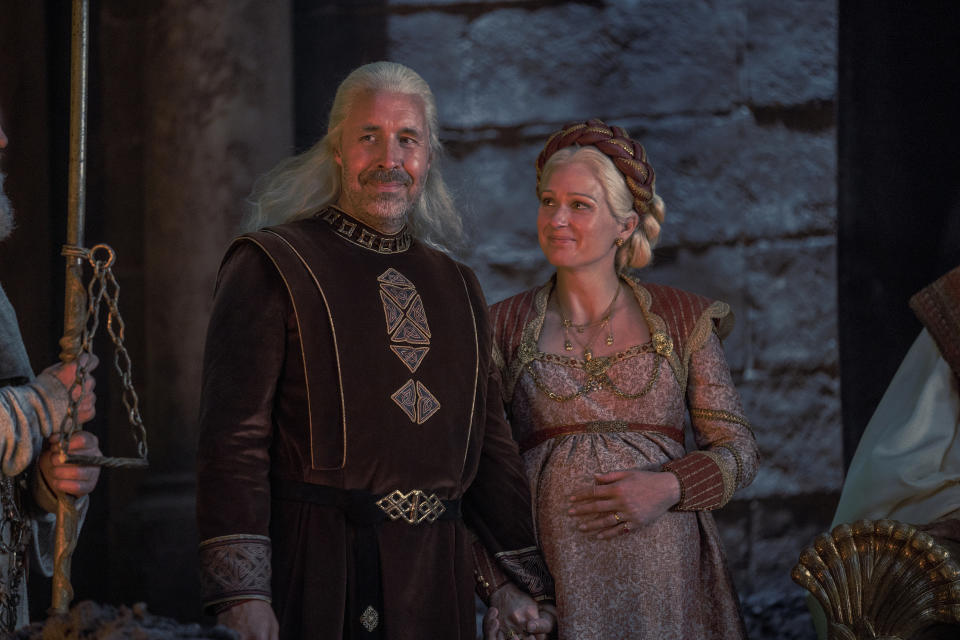 Paddy Considine and Sian Brooke in “House of the Dragon” - Credit: HBO