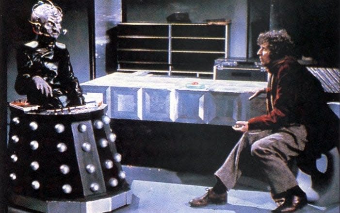 Tom Baker in Genesis of the Daleks - BBC