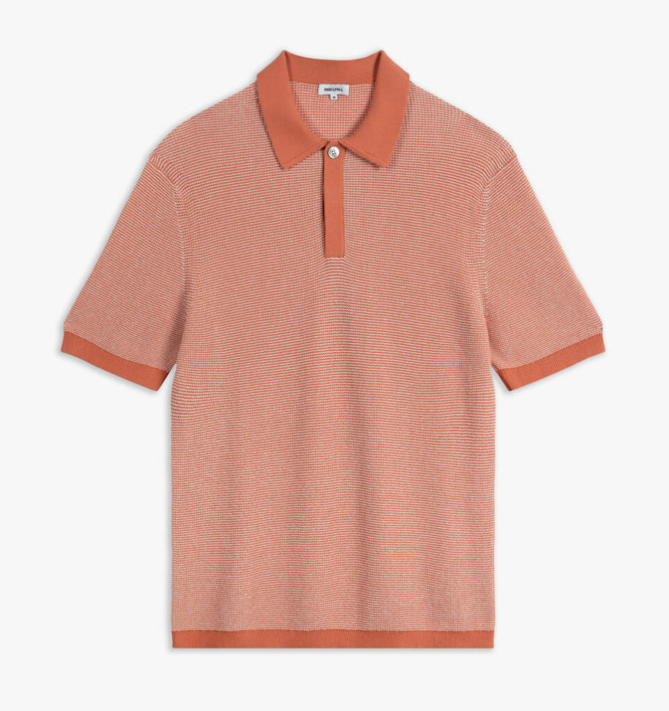 Rise & Fall Waffle Knit Cotton Polo (Image: Provided)