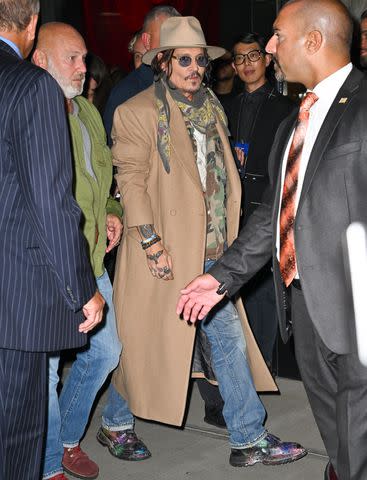 <p>James Devaney/GC Images</p> Johnny Depp on Sept. 30, 2024