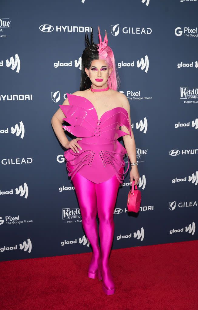 34th annual glaad media awards arrivals cynthia lee fontaine