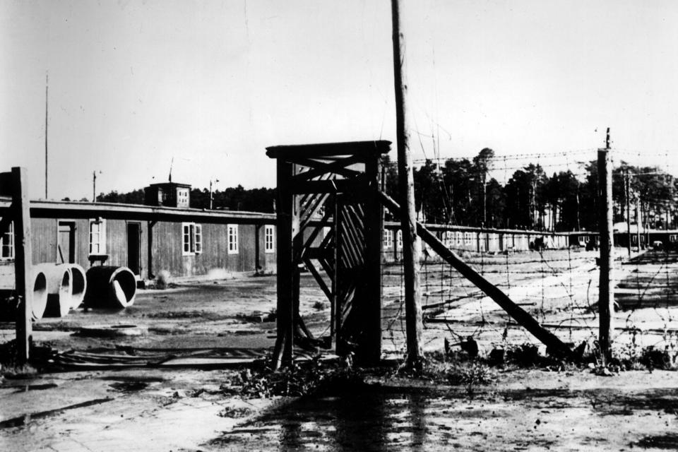 A 97-year-old woman charged with being an accessory to murder for her role as secretary to the SS commander of the Stutthof concentration camp during World War II. (Stutthof Museum Archive / AP)