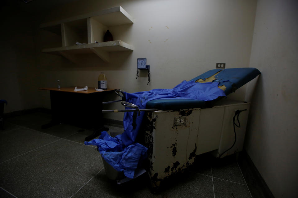 A maternity room at Felipe Guevara Rojas Hospital in El Tigre, Venezuela, on June 3. (Photo: Ivan Alvarado/Reuters)