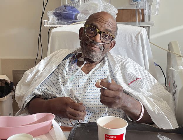 Courtesy Al Roker Al Roker in the hospital in December