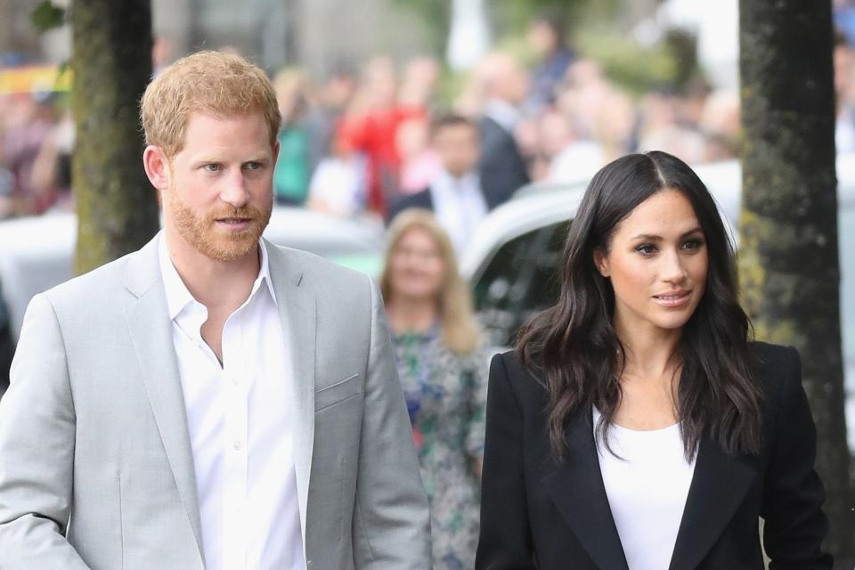 Harper Collins said the update will reveal Meghan’s “emotional healing journey from losing a child to the birth of their daughter” (Getty Images)