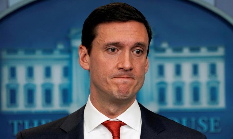 Tom Bossert, homeland security adviser to President Donald Trump until Tuesday.