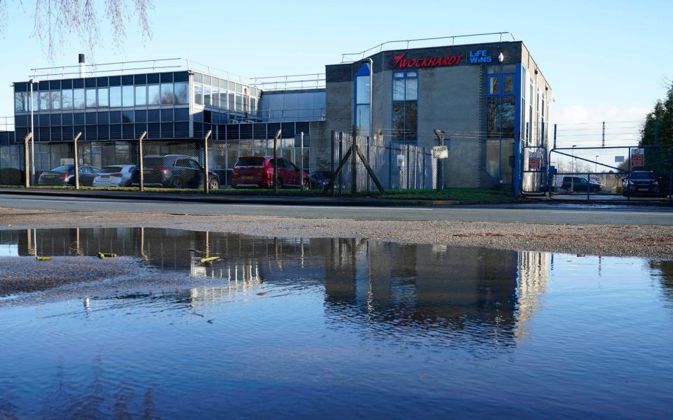  A view of the Wockhardt pharmaceutical manufacturing facility on Wrexham Industrial Estate - Christopher Furlong/Getty Images