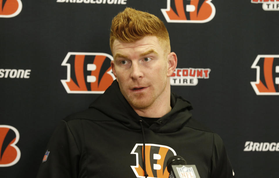 After securing the top pick in the 2020 NFL draft with a loss to the Dolphins on Sunday, Andy Dalton sounded off on happy Bengals fans.