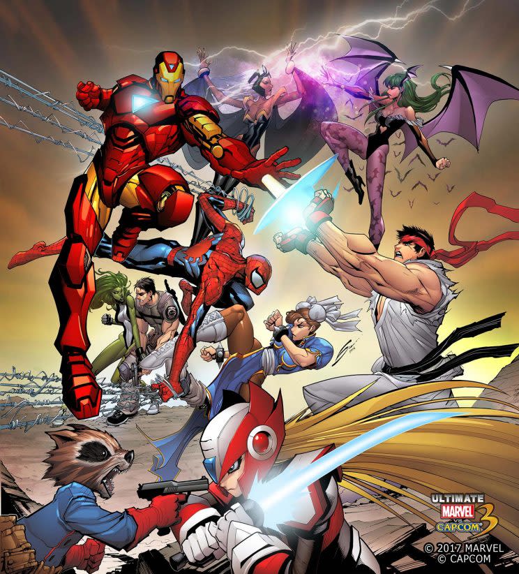 Exclusive Ultimate Marvel vs. Capcom 3 physical release comic