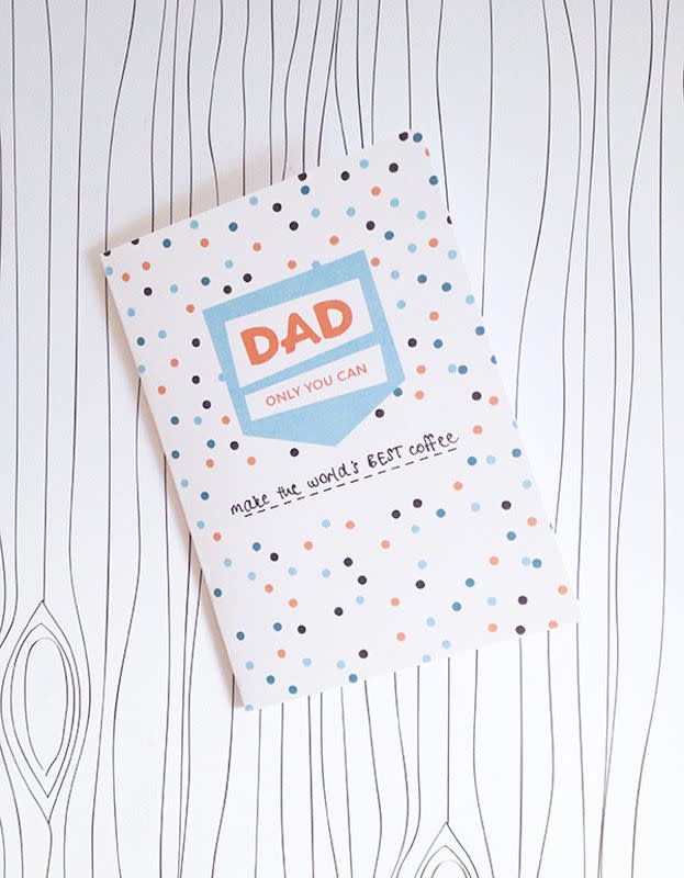 43) Fill-in-the-Blank Father's Day Card