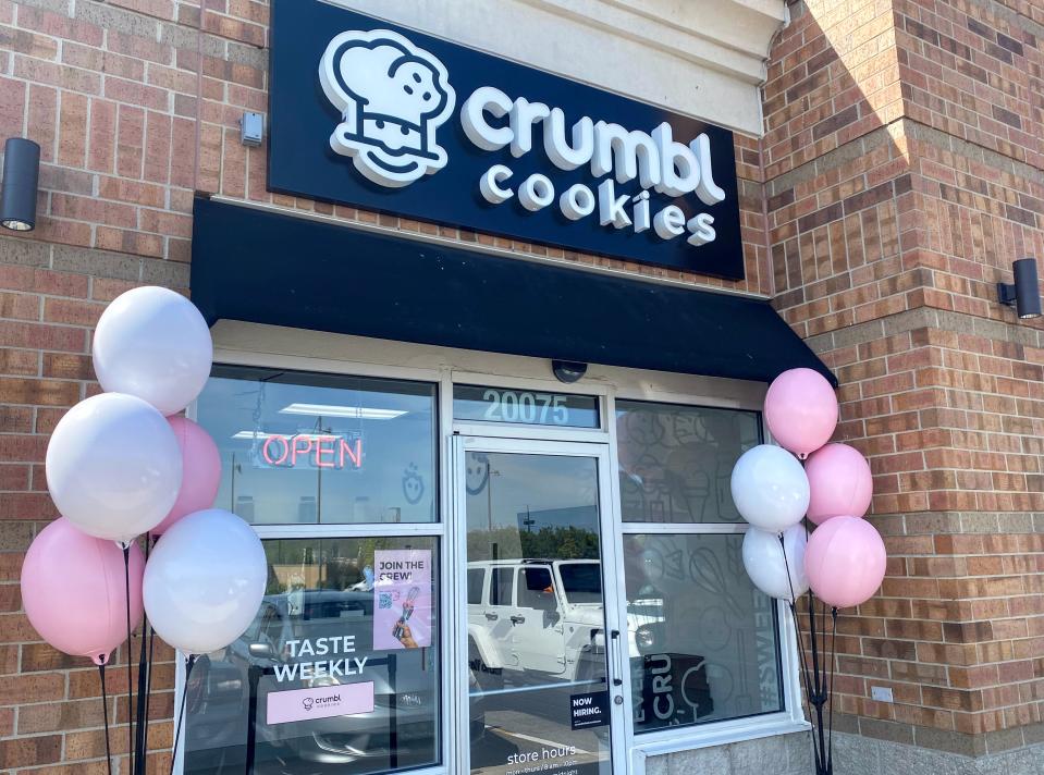 A Crumbl store in Northville Township, Michigan. The popular cookie bakery is coming to Hudson this fall.