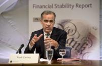 Governor of the Bank of England Mark Carney hosts a Financial Stability Report press conference at the Bank of England in central London, Britain on November 30, 2016. REUTERS/Justin Tallis/Pool