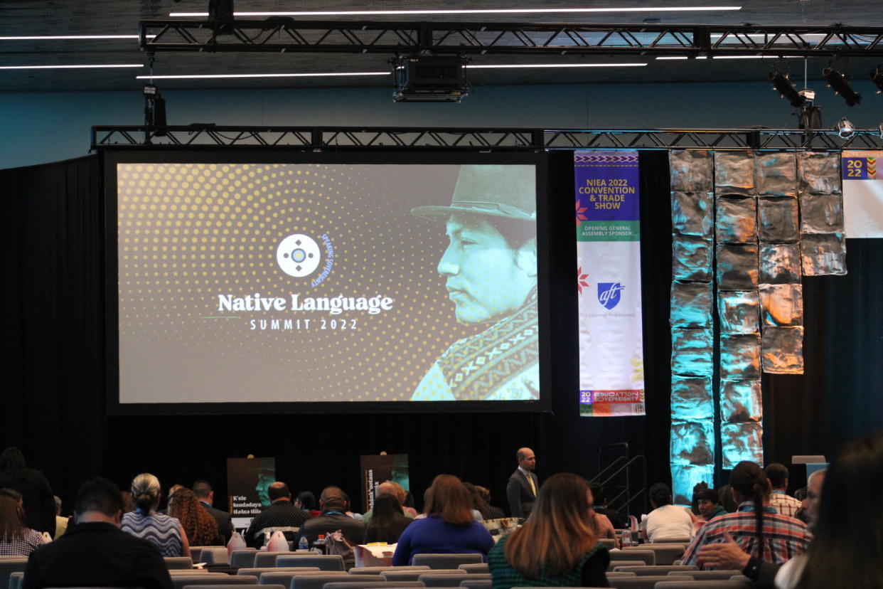 2022 Tribal Language Summit was hosted by the Bureau of Indian Education at the Oklahoma City Convention Center. (Photo by Darren Thompson for Native News Online)