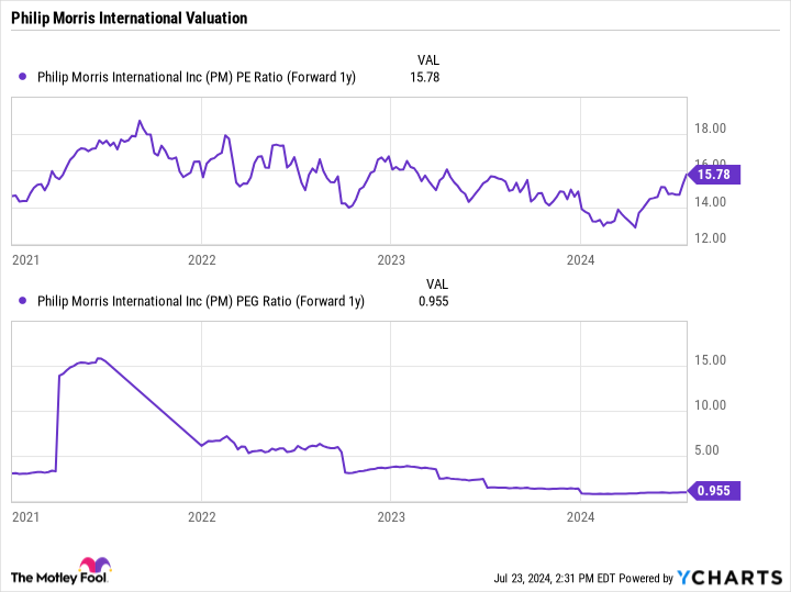 PM PE Ratio (Forward 1y) Chart