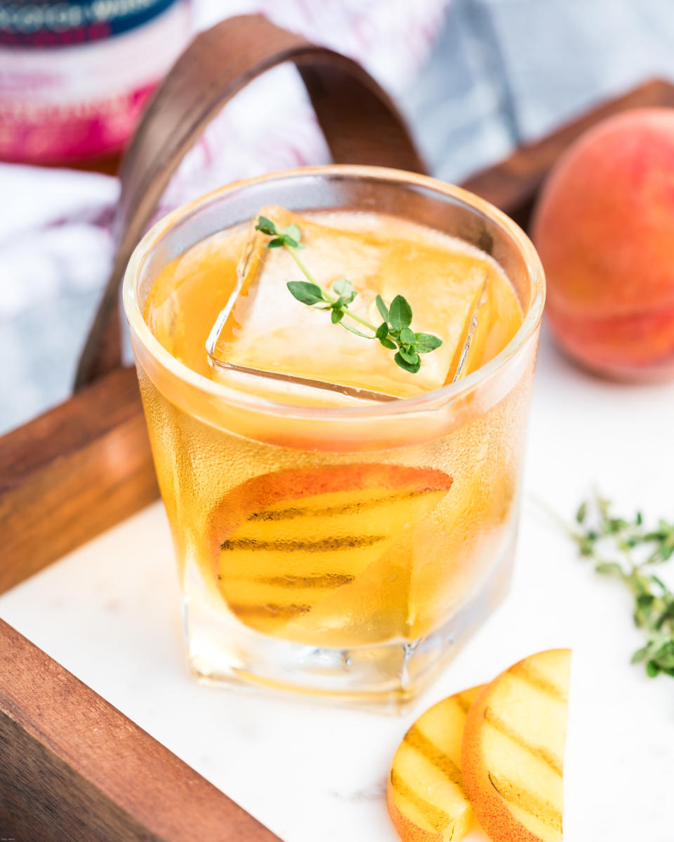 Grilled Peach Old Fashioned