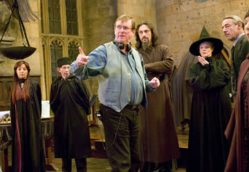 <p>Director Mike Newell on the set of Warner Bros. Pictures' Harry Potter and the Goblet of Fire - 2005</p>