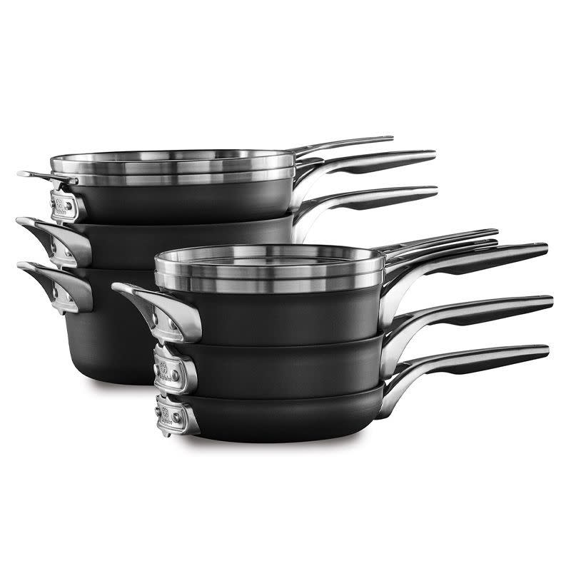 Space Saving Nonstick 10-Piece Cookware Set