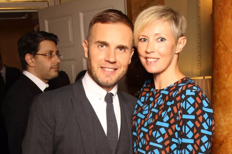 Gary Barlow and his wife Dawn