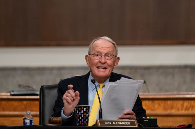 FILE PHOTO: Fauci, Redfield testify at U.S. Senate hearing on coronavirus response in Washington