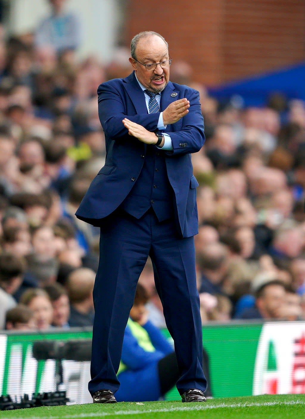 Everton manager Rafael Benitez is trusting his experience to arrest the club’s slide (Peter Byrne/PA) (PA Wire)