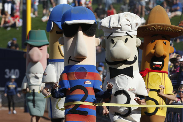 Milwaukee Brewers Polish Sausage Minimalist MLB Mascots Collection