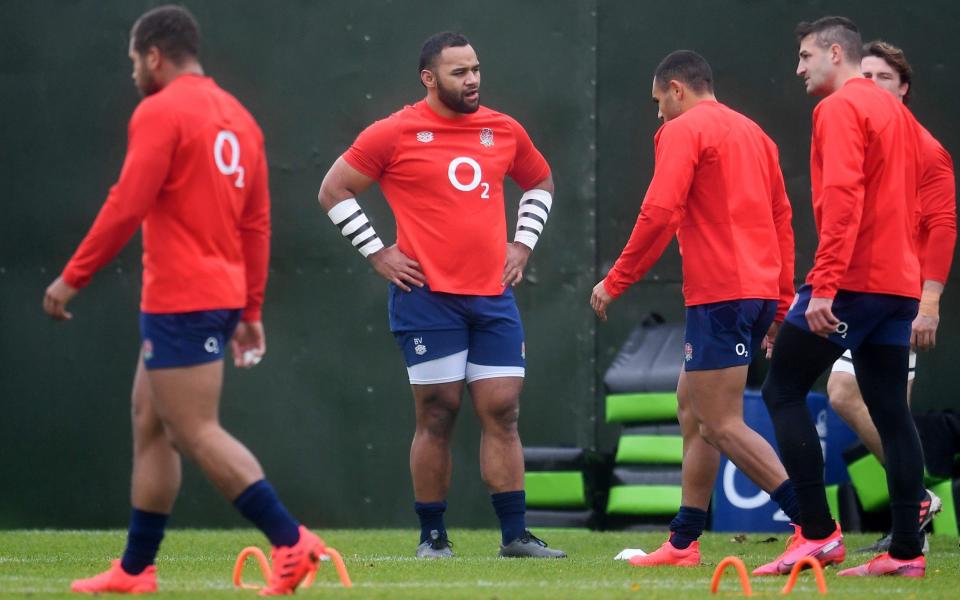 England players walk off after training - GETTY IMAGES