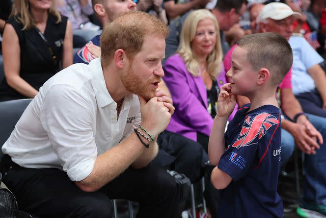 <p>Chris Jackson/Getty</p> Prince Harry at the 2023 Invictus Games