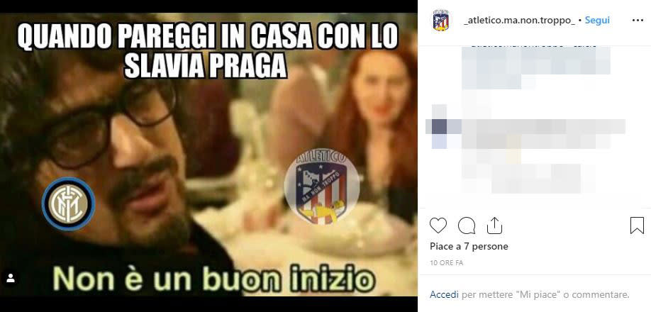 Da un parrucchino a forma di gatto sulla testa del tecnico dell'Inter, all'esultanza di Wanda e Icardi, fino al milanista Matteo Salvini con un cartello in mano in cui la scritta "1° partito in Italia, Grazie" è stata sostituita da "La birra di Praga è la migliore". Tra meme, fotomontaggi e illustrazioni taglienti sul debutto in salita dell'Inter in Champions gli utenti non si sono davvero risparmiati.