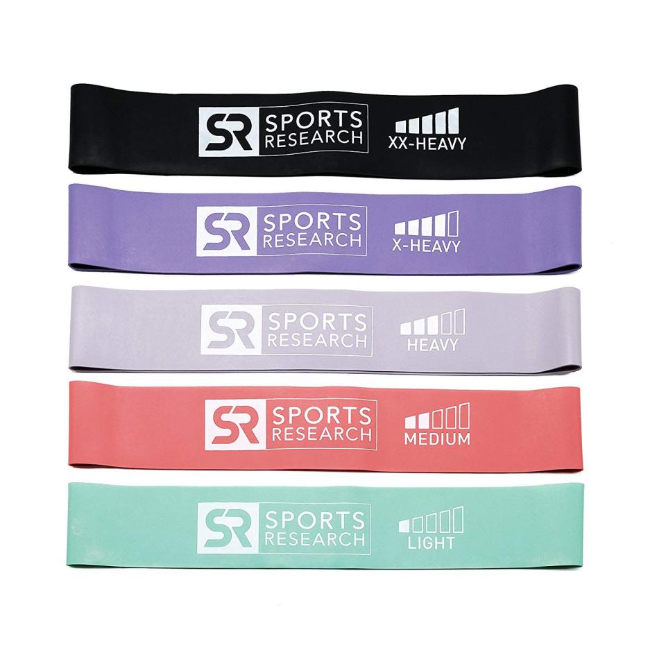 2) Sports Research Resistance Bands