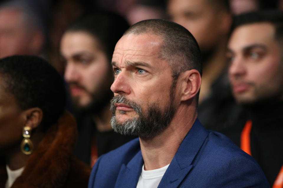 LONDON, ENGLAND - DECEMBER 21: Fred Sirieix watches on from ringside at Copper Box Arena on December 21, 2019 in London, England. (Photo by James Chance/Getty Images)