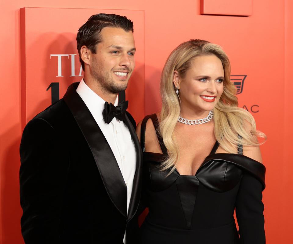 Brendan McLoughlin and Miranda Lambert attend the 2022 TIME100 Gala on June 08, 2022 in New York City