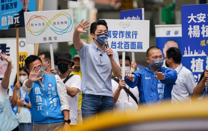 ▲蔣萬安選情回穩。（圖／蔣萬安辦公室提供）